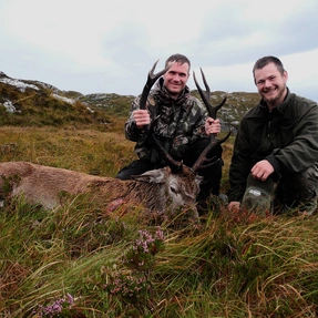 da strahlen die Jäger, Highlands, Schottland