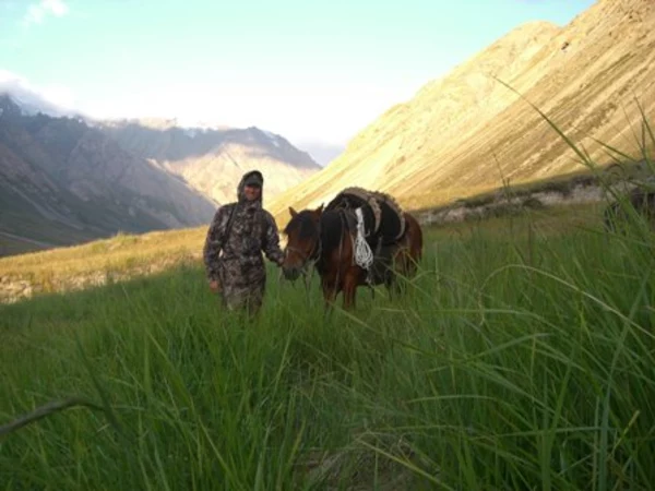 Jagd mit Pferd in Kirgisien