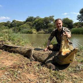 Krokodiljagd Südafrika